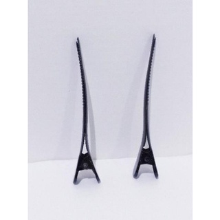 Set 2 Kẹp mỏ vịt kim loại màu đen