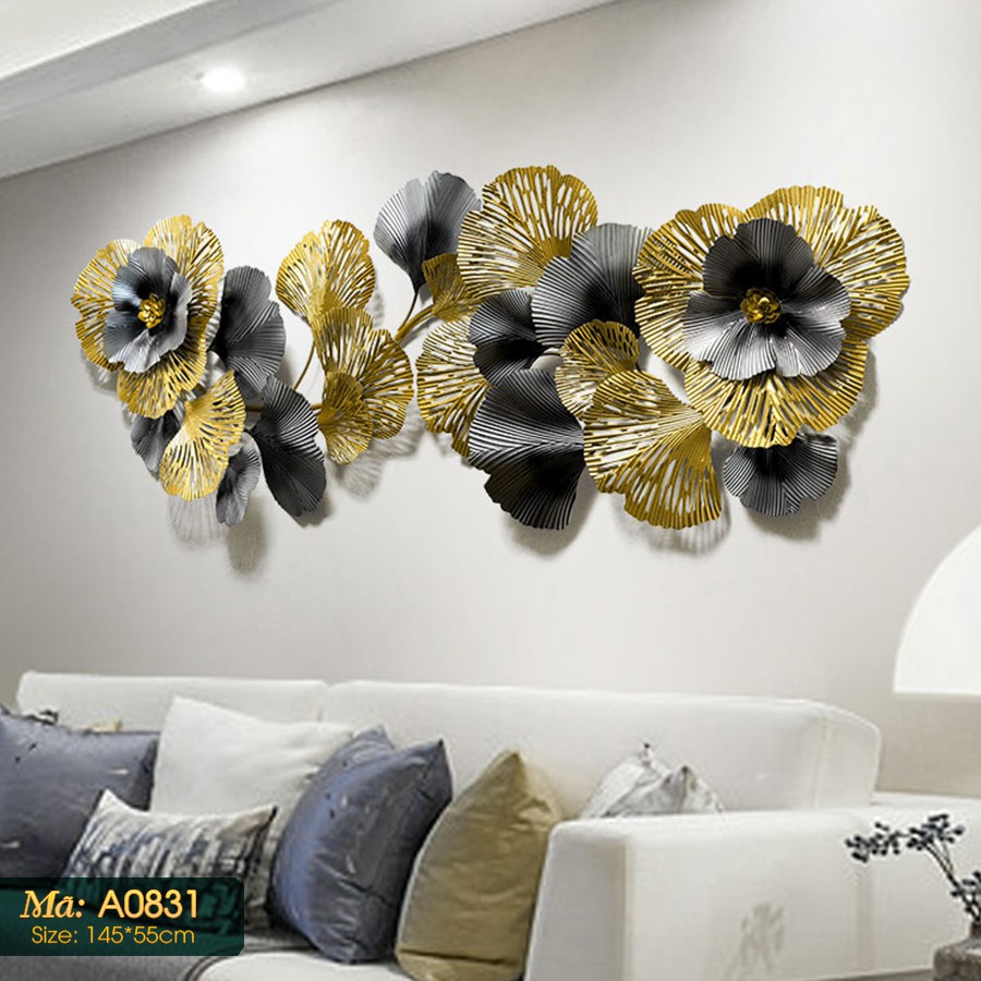 Decor sắt 3D trang trí phòng khách Giá Sale SIÊU RẺ