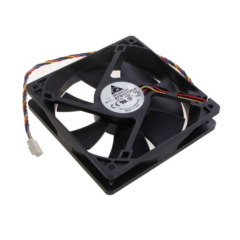 Quạt Tản Nhiệt DC 12V 0.80A 120x120x25mm 4-p 3400Rpm Không Chổi Than AFB1212SH 120mm Cho DC 12V 0.80A