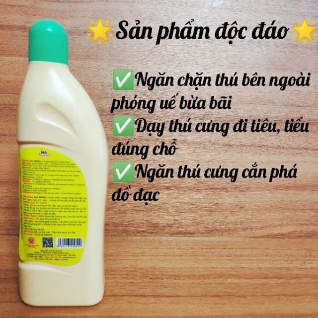 [Chai 200ml FAY REPELL] Xua đuổi chó mèo, phóng uế cắn phá đồ đạc