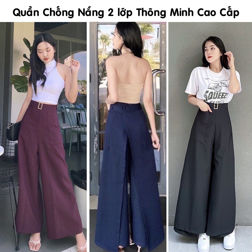 Quần quây chống nắng cao cấp cotton lạnh