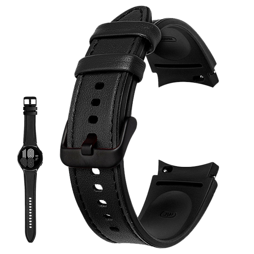Dây Da Thay Thế 20mm Cho Đồng Hồ Samsung Galaxy watch 6 40mm 44mm Galaxy Watch6 Classic 43mm 47mm
