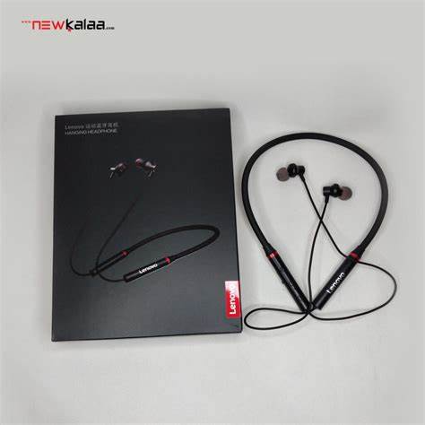 100% Nguyên bản Lenovo HE05X Bluetooth 5.0 Tai nghe không dây HIFI không dây Âm thanh Từ tính Tai nghe đeo cổ thể thao