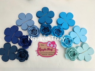 Set cánh hoa cắt sẵn