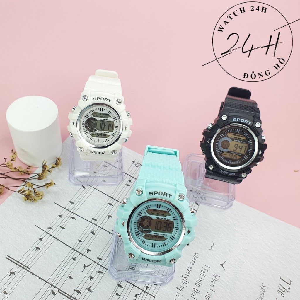 Đồng hồ thể thao nam nữ SP WR30M ,phong cách trẻ trung ,cool ngầu với dây đeo mềm ôm tay | BigBuy360 - bigbuy360.vn