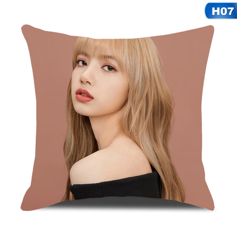 Vỏ Gối Đơn Mặt In Hình Blackpink Bằng Polyester