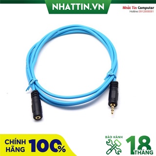 Dây nối dài tín hiệu âm thanh 3.5 dài 1.5m dtech dt-6215 chính hãng
