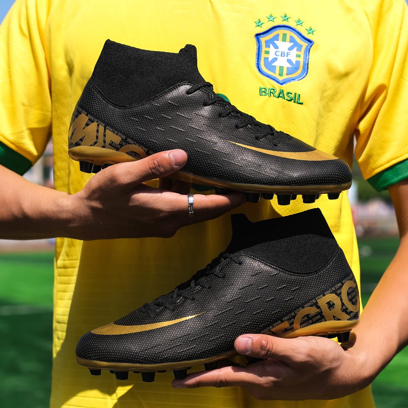 NEW SALE Giày bóng đá sân cỏ nhân tạo CR7 Cổ CAO SÂN CỎ NHÂN TẠO 35-45 mercurial IV Soccer Shoes FG 