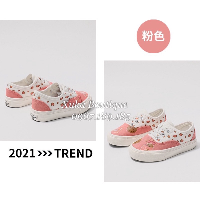 Giày Thể Thao Con ves cổ ngắn cho bé (Ảnh, video thật)