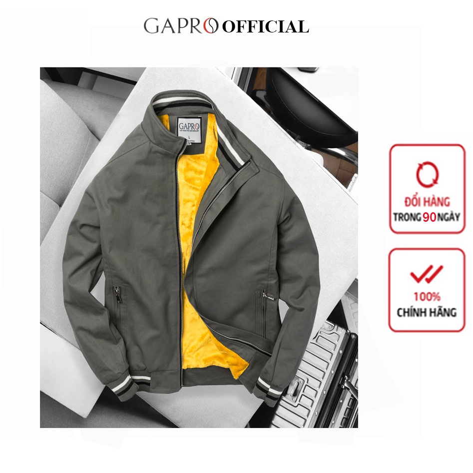 Áo khoác KAKI nam lót lông thời trang cao cấp GAPRO FASHION AKK101