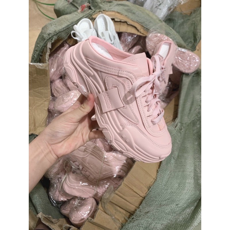 Giày Sục Độn Đế Hình Lá