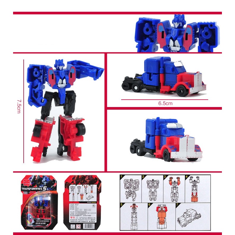 Đồ chơi Ô tô biến hình Robot mini thú vị cho bé