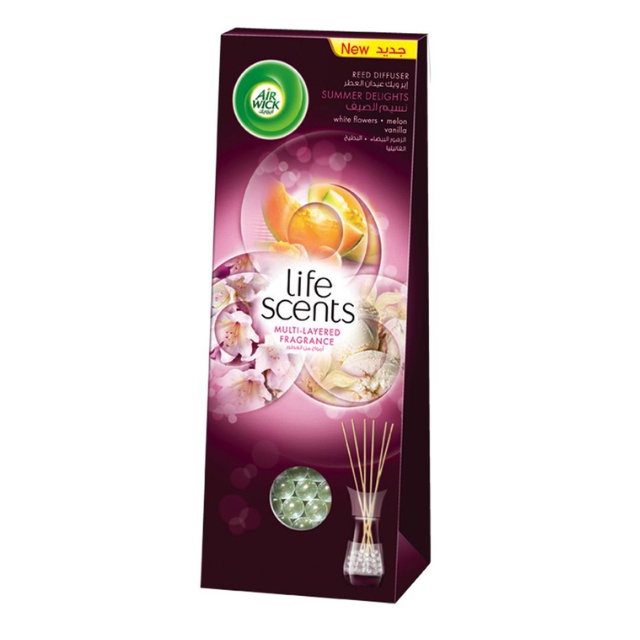 Bộ Que gỗ khuếch tán Tinh dầu Air wick,Lọ tinh dầu khuếch tán, Khuếch tán Tinh dầu Que Gỗ Mây Khử mùi