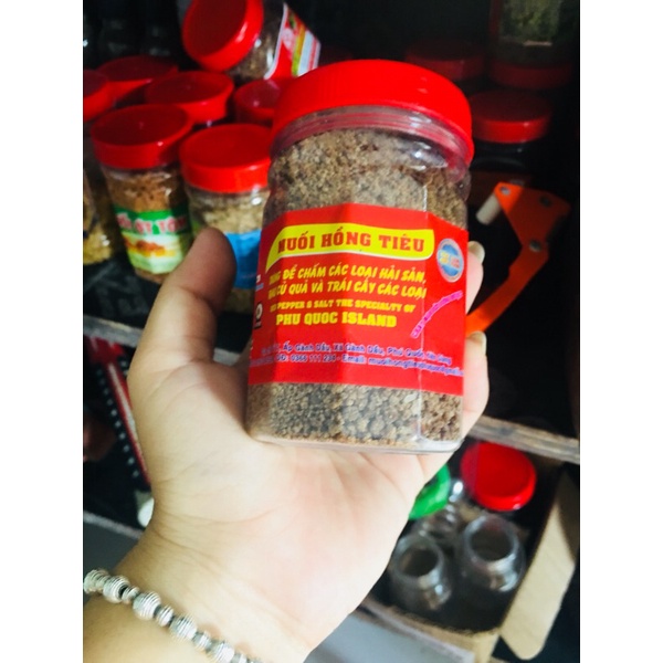 Hủ Muối Hồng Tiêu Phú Quốc 120g Hàng tiêu chuẩn