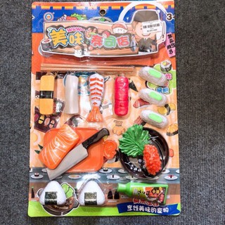 Vỉ đồ chơi sushi nhà bếp giúp bé chơi nấu ăn, món ăn nhật 7318 7318
