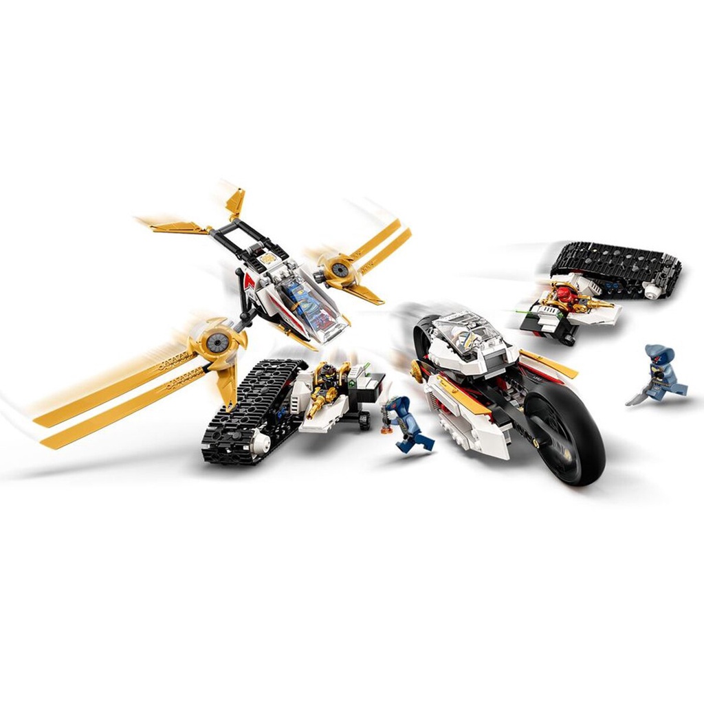 Đồ chơi giáo dục Lắp ráp Mô hình Ninjago Ultra Sonic Raider 60081