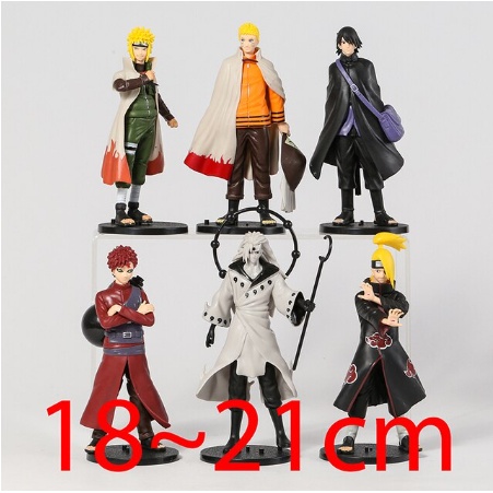 [ Dưa Hấu ] Mô hình nhân vật Naruto - Mô hình Madara Minato Deidara Gaara Sasuke Naruto trường thành