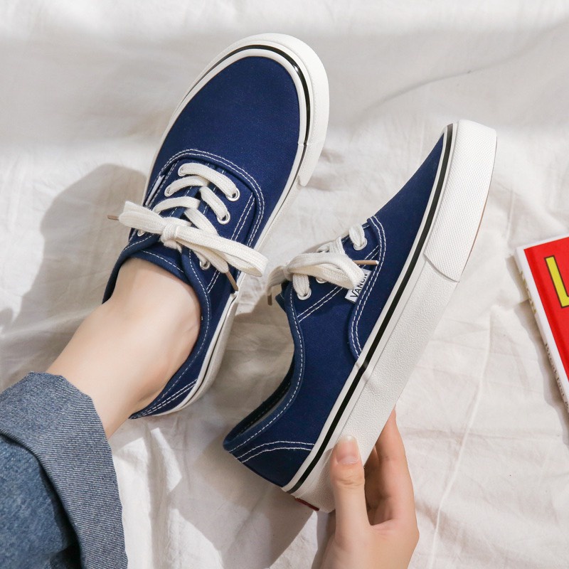 [Freeship] Giày thể thao kiểu dáng basic nhiều màu hot hit dễ phối đồ