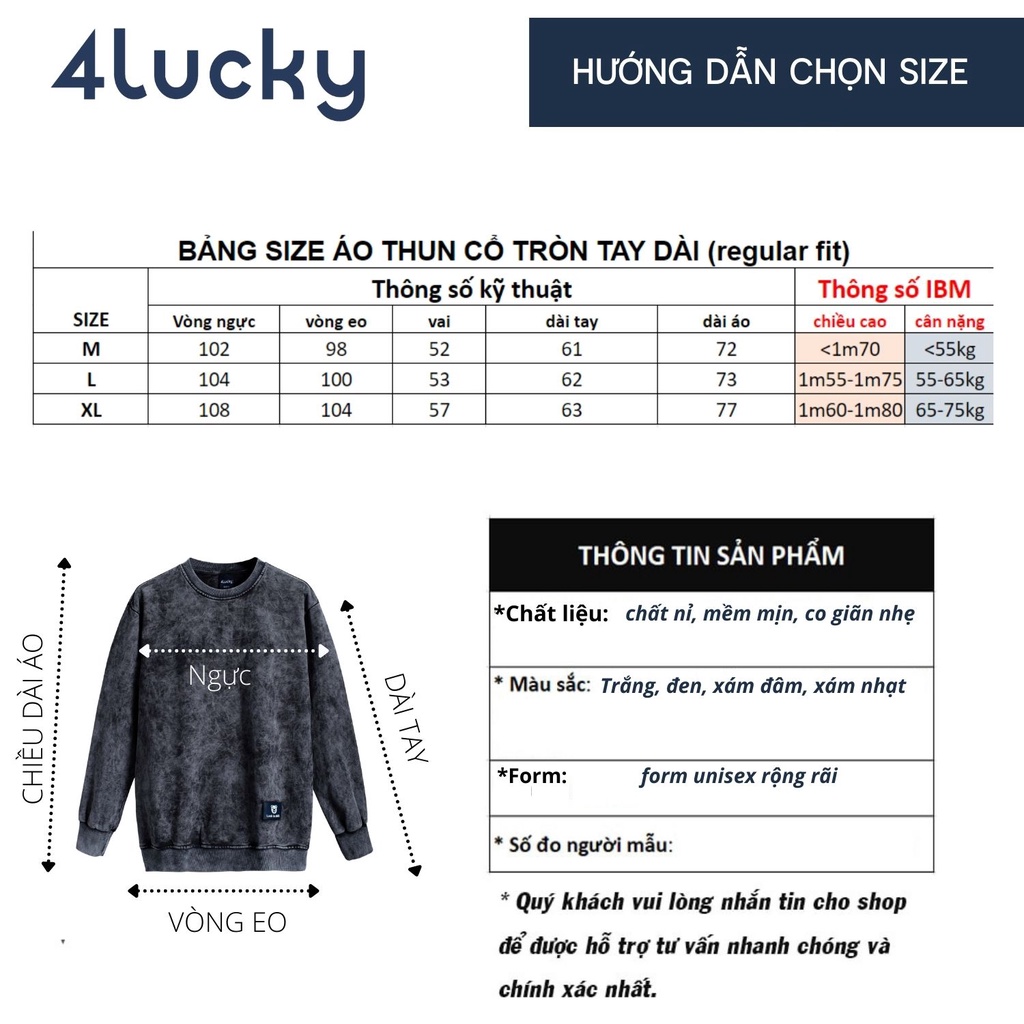 Áo sweater trơn form rộng unisex nam nữ 6007 - vải mịn co giãn nhẹ thoải mái