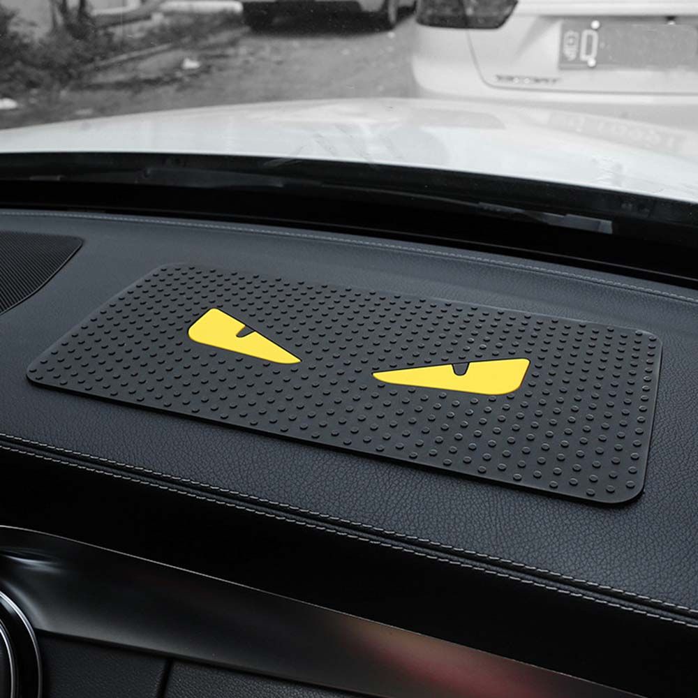 Thảm lót silica gel chống trượt gắn trên bảng điều khiển xe hơi dùng đựng chìa khóa / mắt kính có thể tái sử dụng