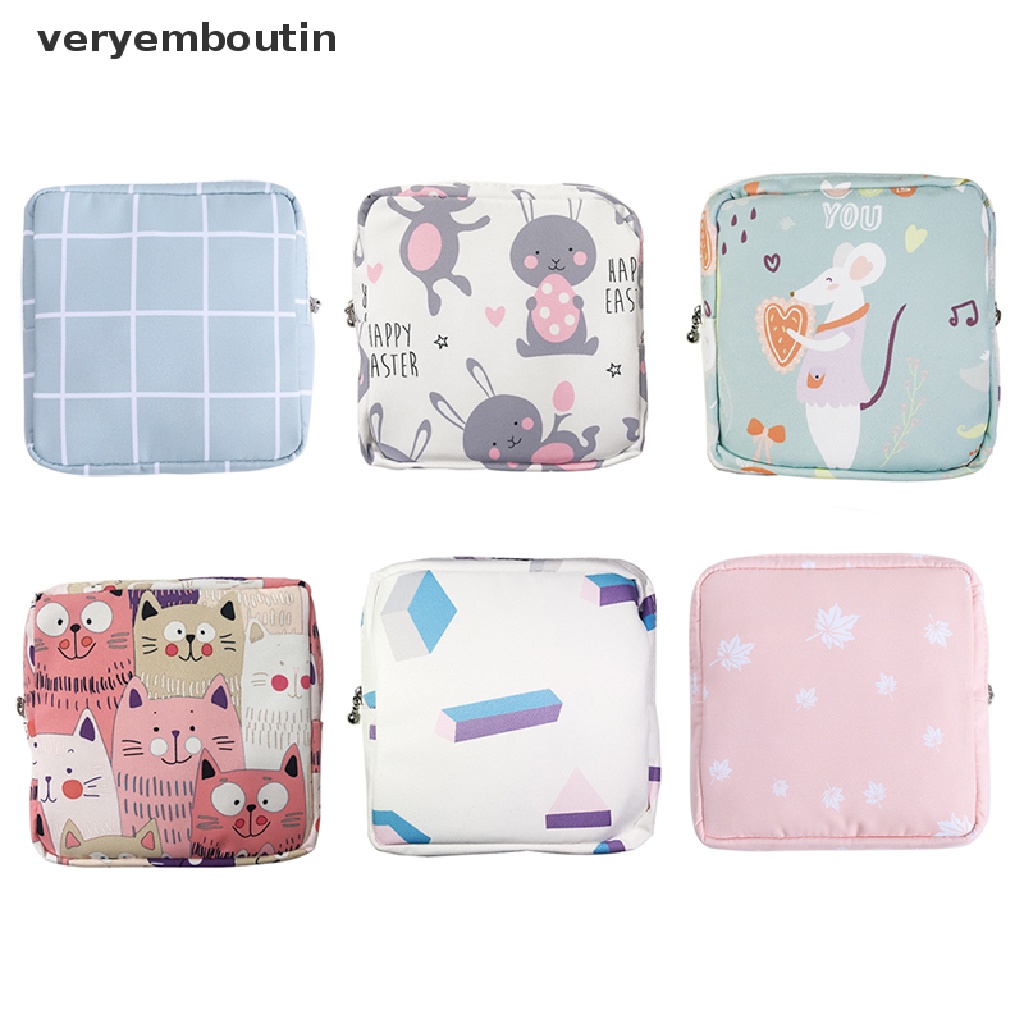Bộ mỹ phẩm trang điểm mini có túi đựng và khóa kéo cho nữ