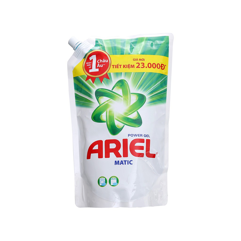 [GIẢM GIÁ SỐC] Nước giặt Ariel đậm đặc 1.4kg túi - sản phẩm chính hãng của P&G