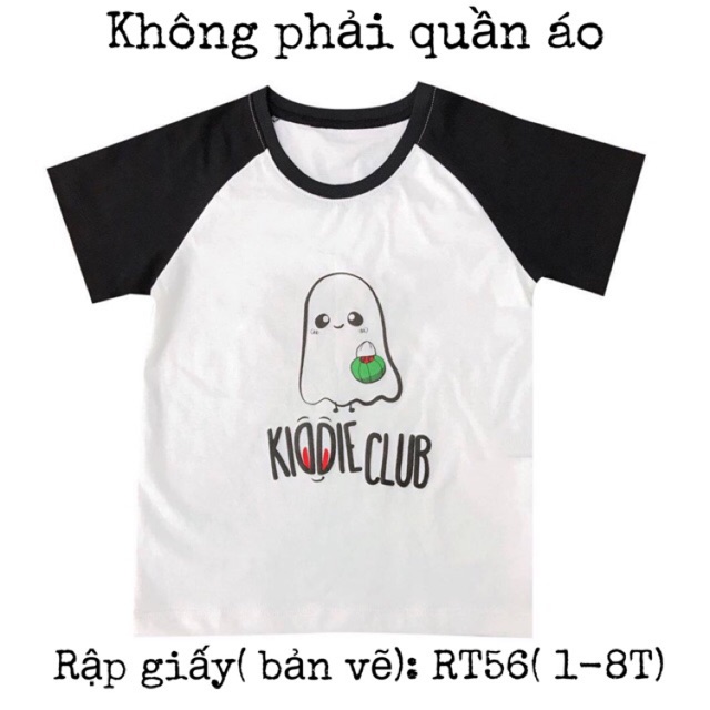 RT56_Rập giấy may áo raglan trẻ em