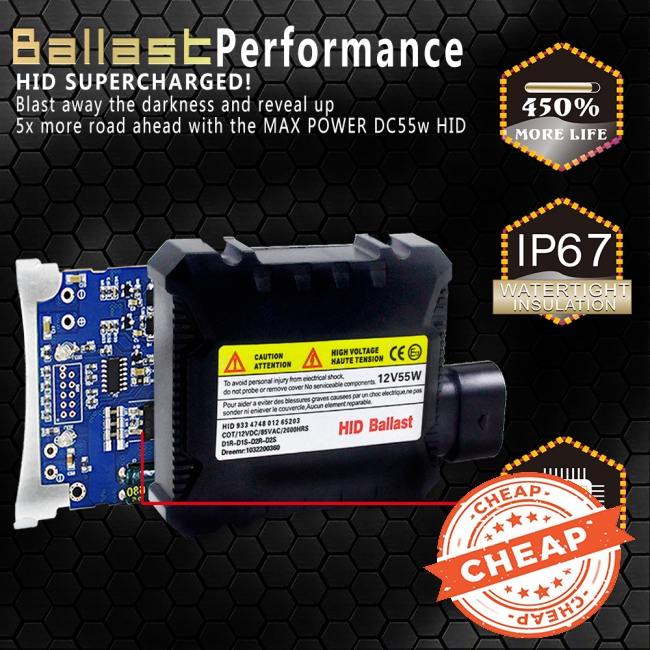 Set 2 Bóng Đèn Pha 55w 9005 Hid Xenon 3000-12000k Cho Xe Hơi