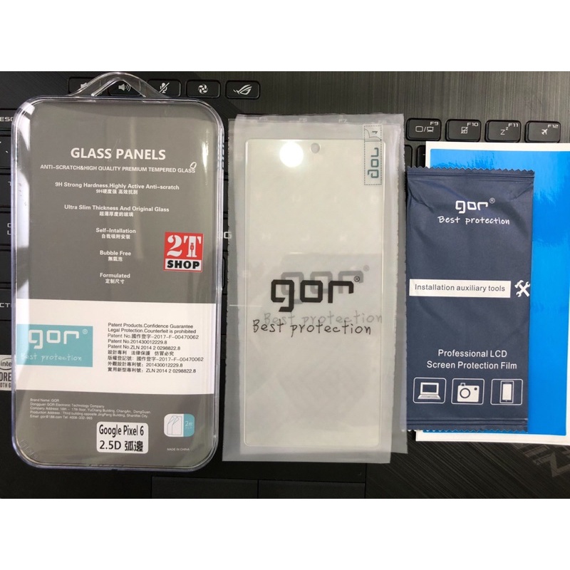 KÍNH CƯỜNG LỰC GOR GOOGLE PIXEL 6/ PIXEL 6A FULL MÀN HÌNH , BỘ 2 KÍNH