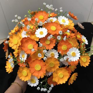 Set 100 bông cúc họa mi 3.5cm
