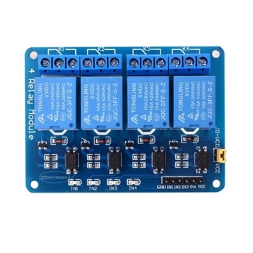 Mạch relay 4 kênh 5V  Module relay 4 kênh cách ly 5V