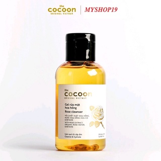 Gel rửa mặt hoa hồng cocoon 140ml