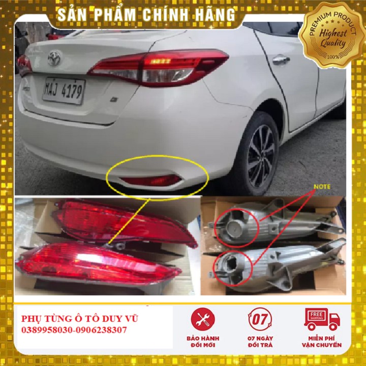 đèn gầm cản sau xe toyota vios 2019-2020 đèn theo xe