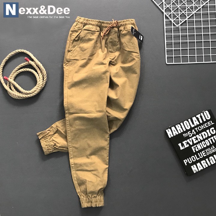 Quần Jogger Kaki Nam Nexx&Dee Vải Kaki Xịn Big Size NS02