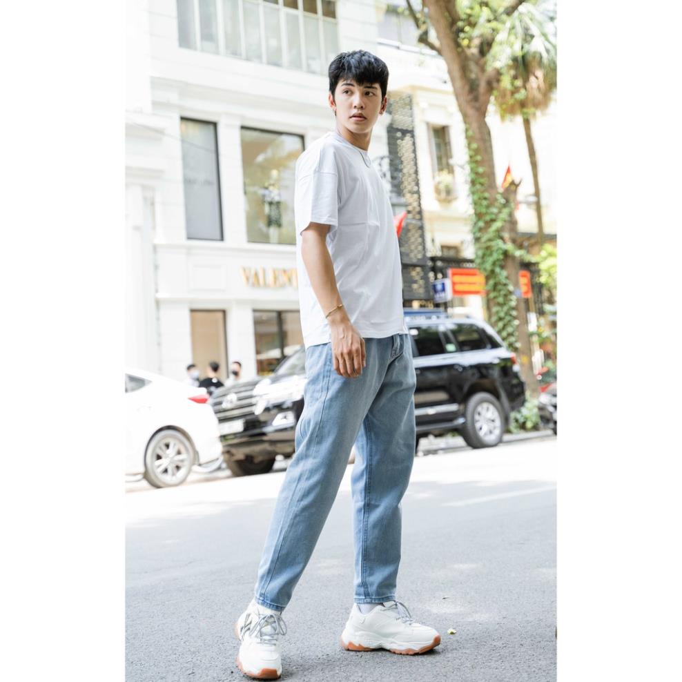 Quần jean túi hộp baggy, phom ống suông rộng nam - TUI HOP [ảnh Shop tự chụp] - HOTTREND 2023