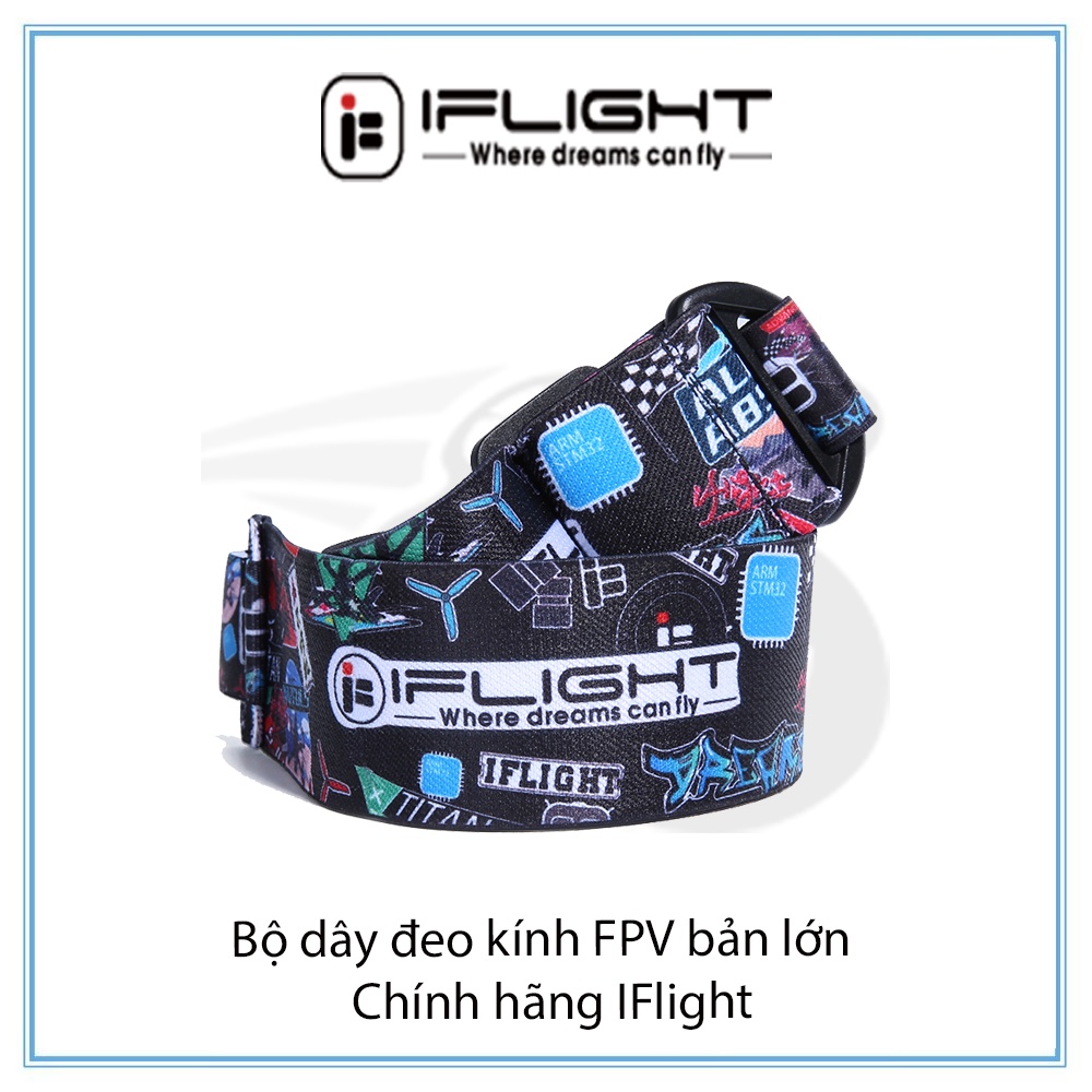 Bộ dây đeo kính FPV bản lớn | Chính hãng IFlight