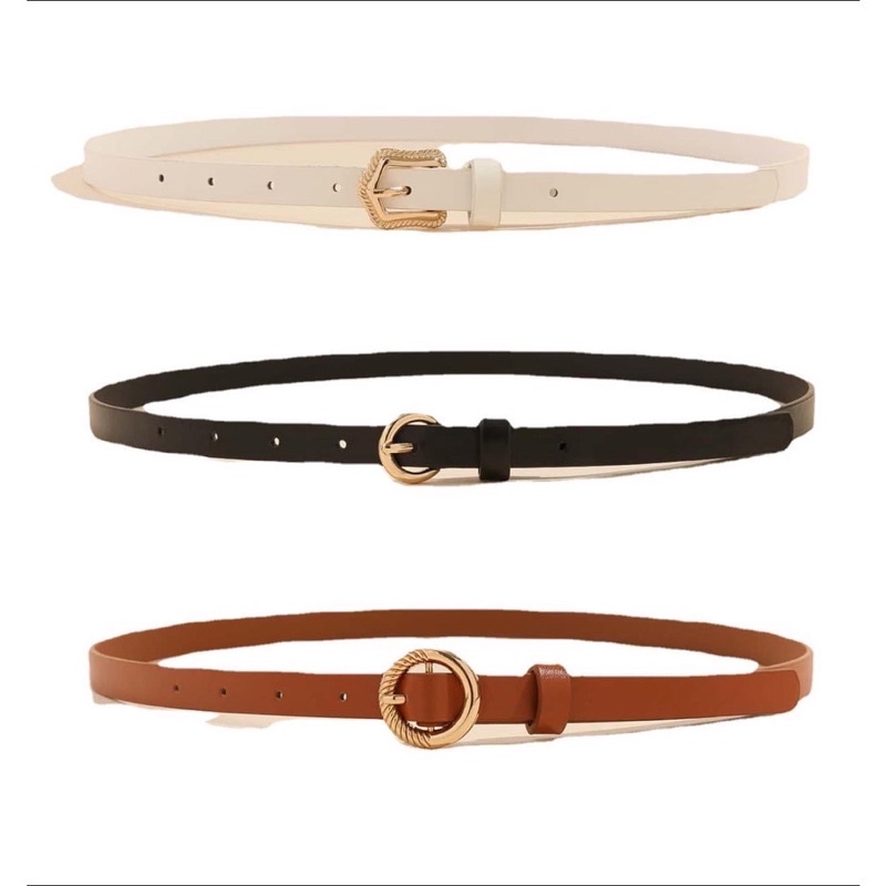 Set 3 belt thắt lưng bản nhỏ cho bạn gái