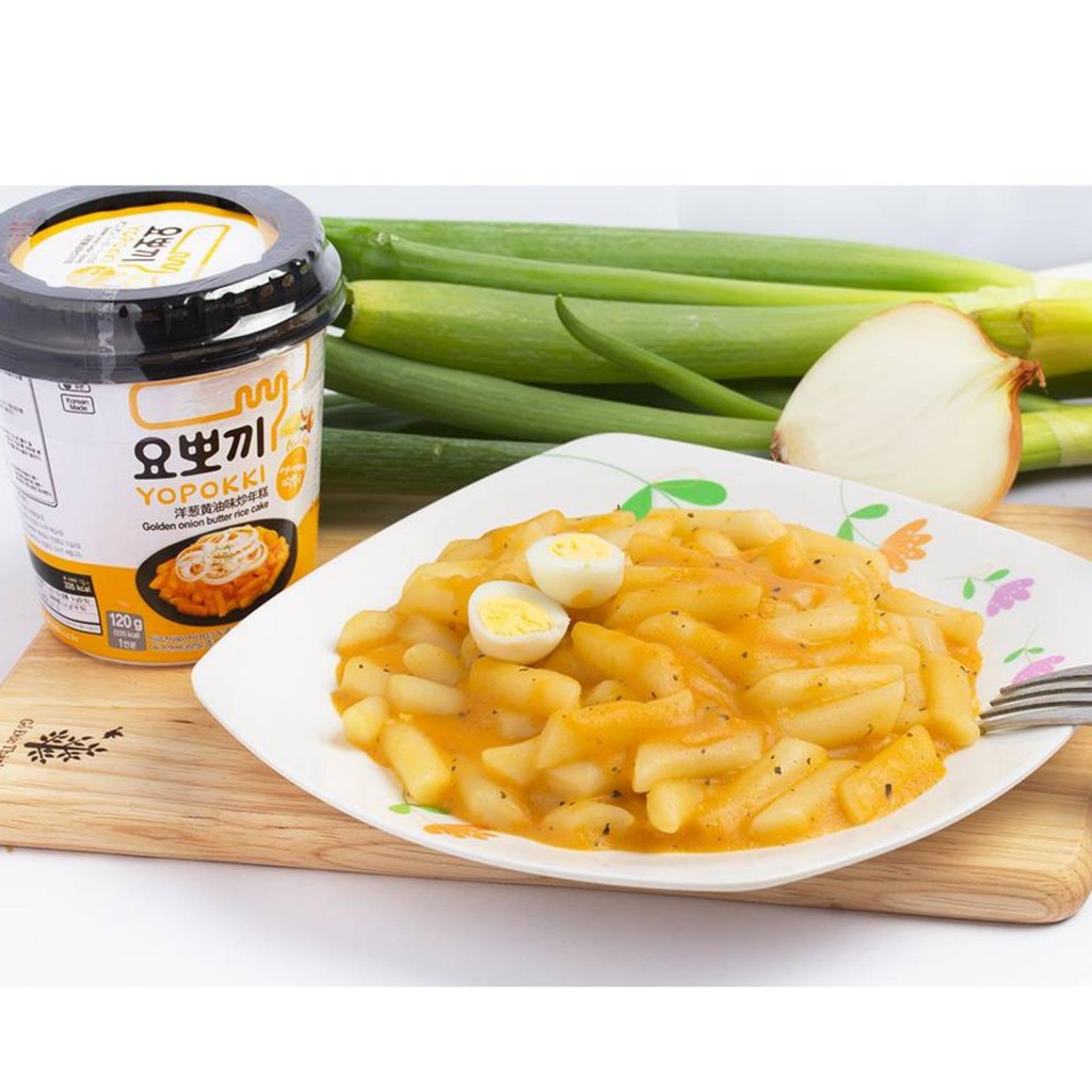 Bánh gạo Hàn Quốc Yopokki Topokki cốc 120gr