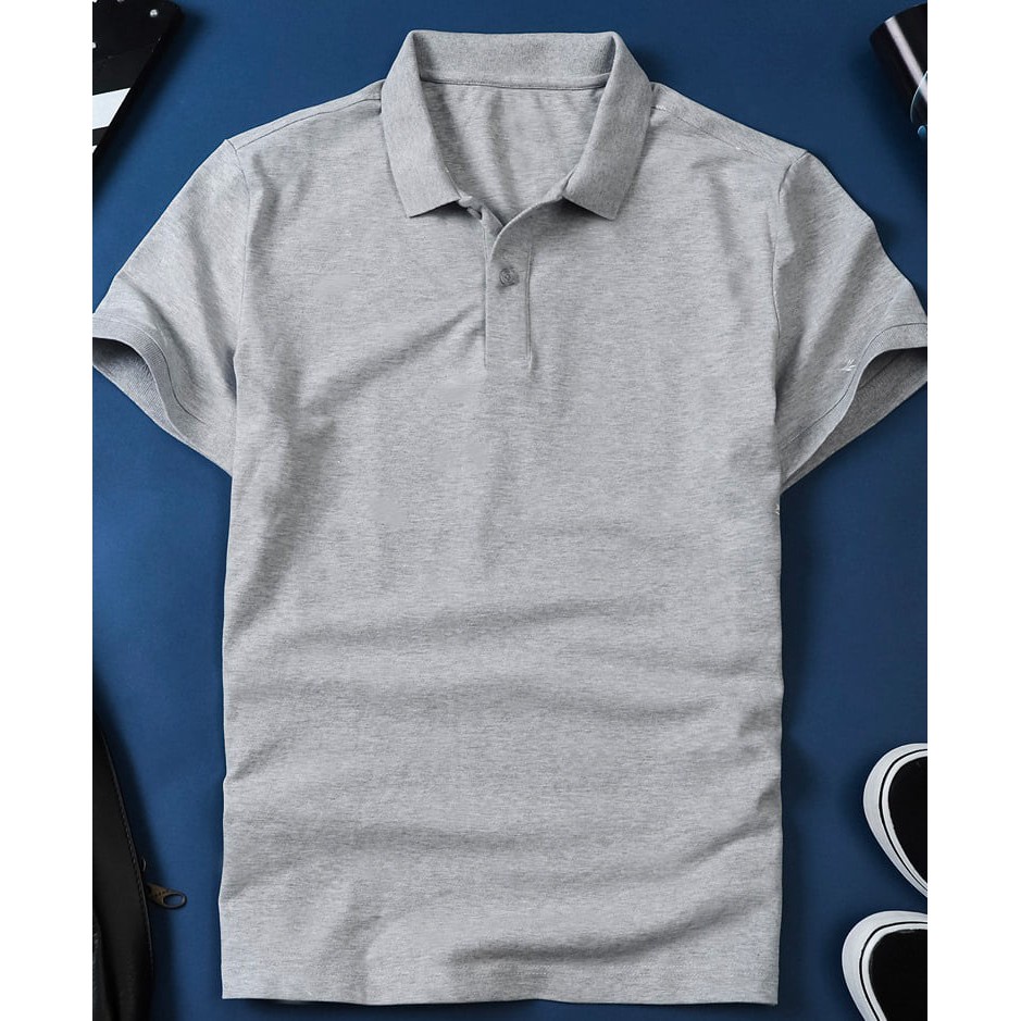 [Giảm giá 55%] - Áo thun nam POLO trơn vải cá sấu cotton 100% cao cấp ngắn tay mùa hè cực đẹp trẻ trung | BigBuy360 - bigbuy360.vn