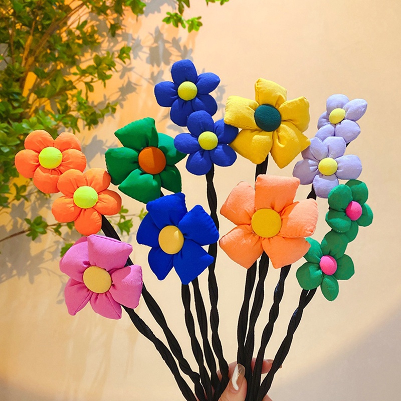 Dụng Cụ Búi Tóc Đính Hoa Dành Cho Bé Gái