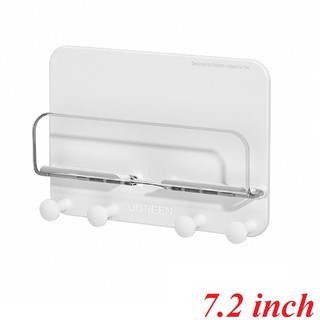Ugreen 80707 giá treo điện thoại tablet đa năng đến 7.2 inches màu trắng dán tường bằng keo 3M LP288
