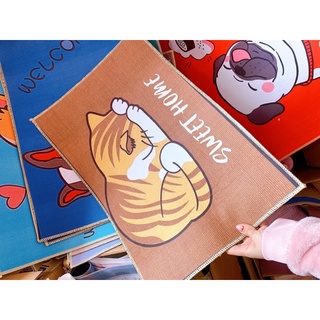 Thảm chân 3d hình thú chống trơn trượt