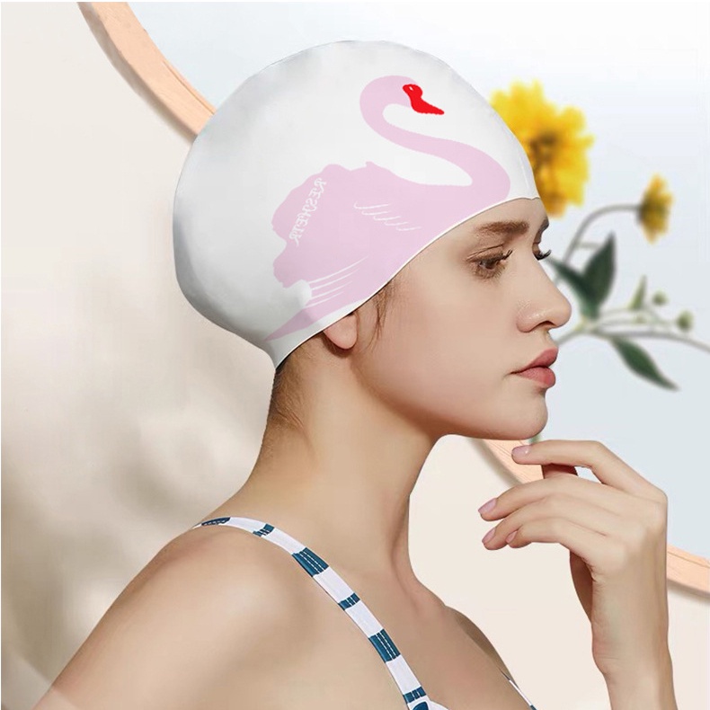 Mũ bơi lội WINMAX bằng silicon chống nước cho nữ