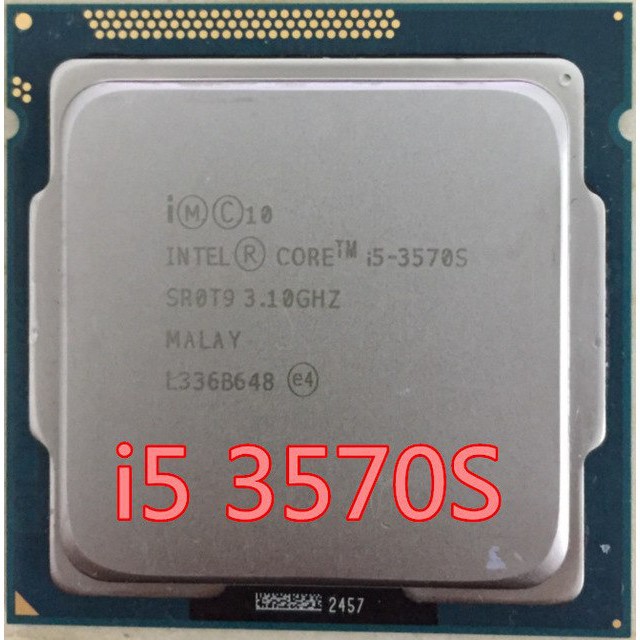 CPU Intel Core i5 3570s (3.80GHz, 6M, 4 nhân, 4 luồng) TRAY chưa gồm Fan