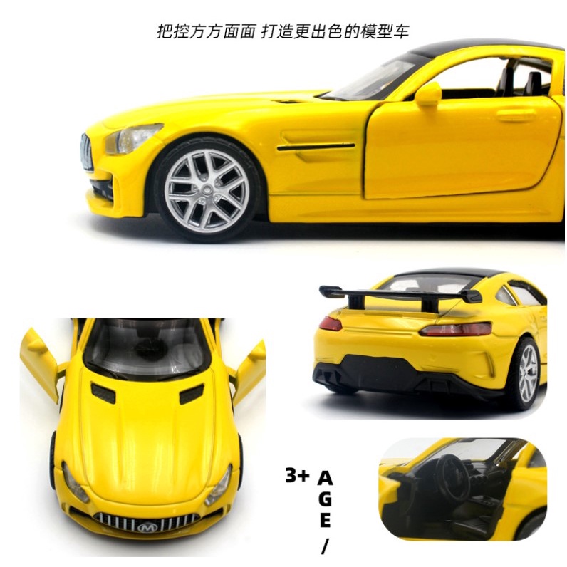 Xe mô hình kim loại cho bé Mercedes-Benz GT sports 1:36