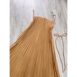 Maxi suông dập ly có dây buộc