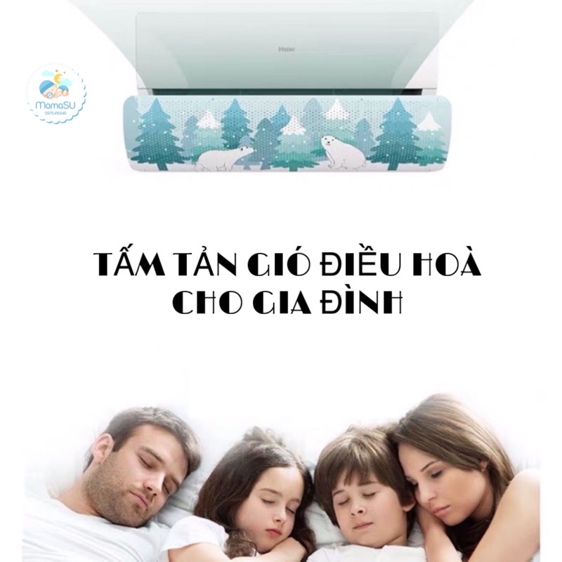 Tấm chắn tản gió điều hoà ngăn ngừa viêm họng cho bé và gia đình