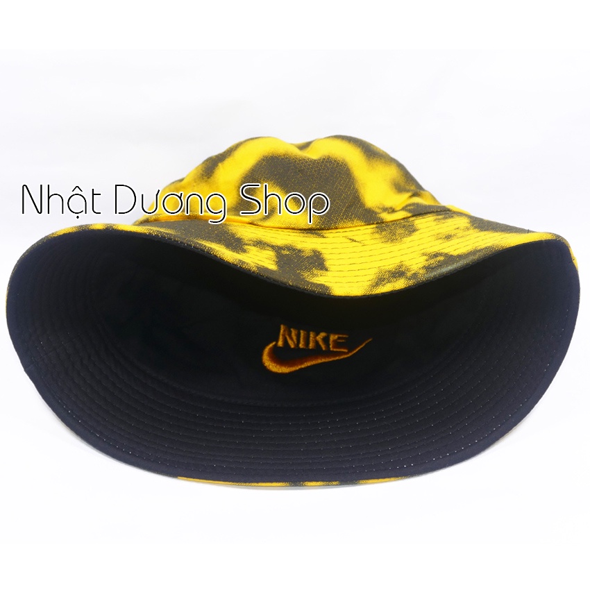 Nón Bucket - Mũ Tai Bèo Loang NiKe- 2 Mặt thời trang, nón bucket với chất liệu Kaki,cotton thoáng mát