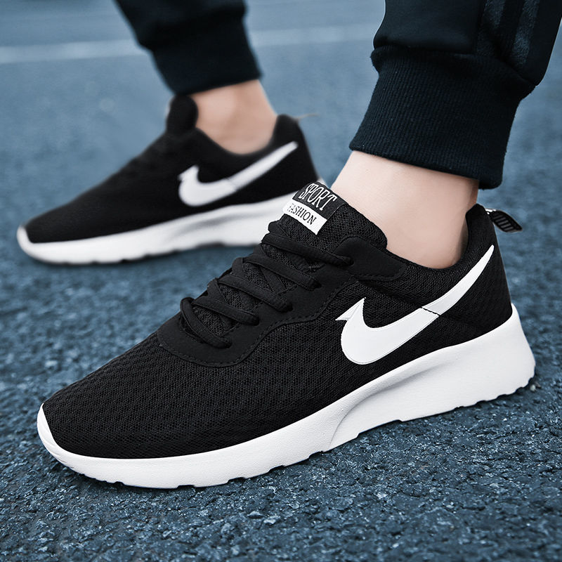 Giày nam NIKE giày thể thao mùa hè đệm khí chống sốc giày chạy bộ Lưới khử mùi