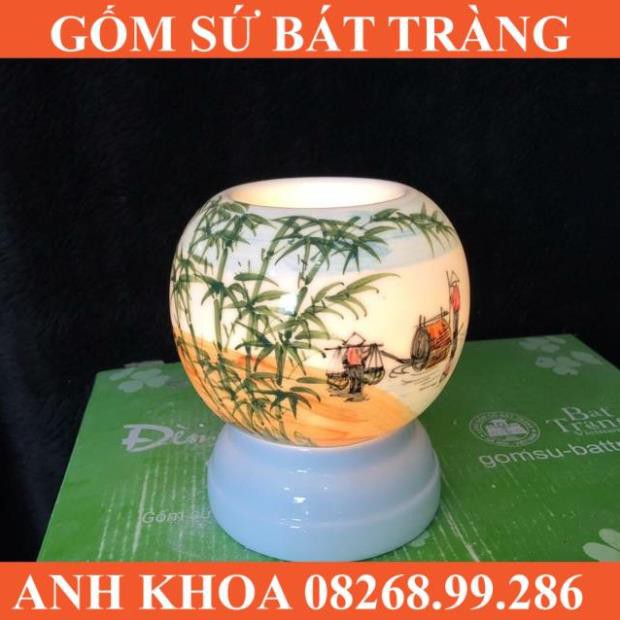 Đèn mới ra lò - Gốm sứ Bát Tràng Anh Khoa